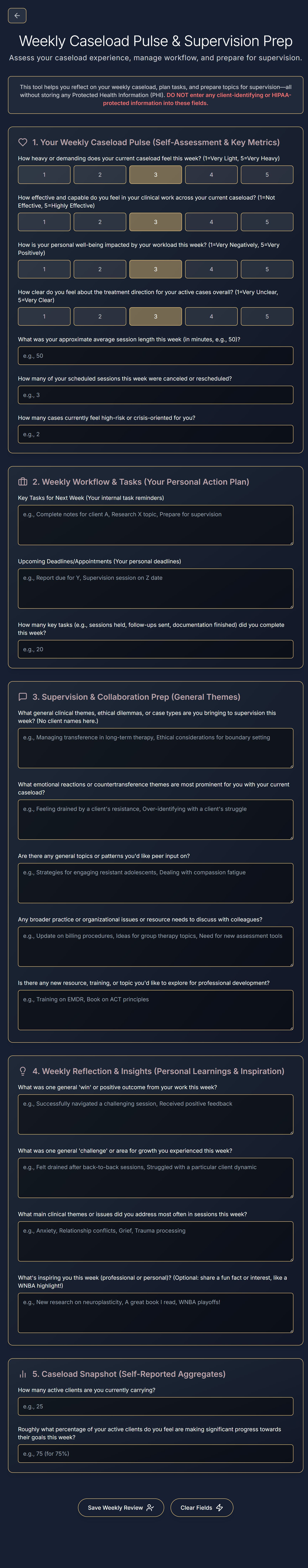 Caseload Review